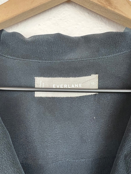 Everlane Silk Black Blouse