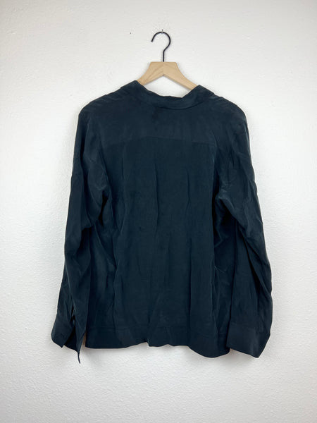 Everlane Silk Black Blouse