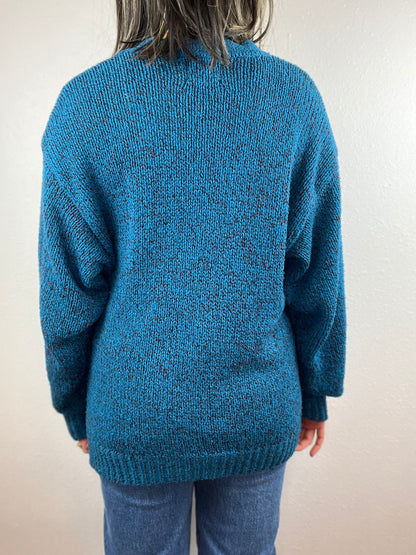 Blue Grandpa Cardigan