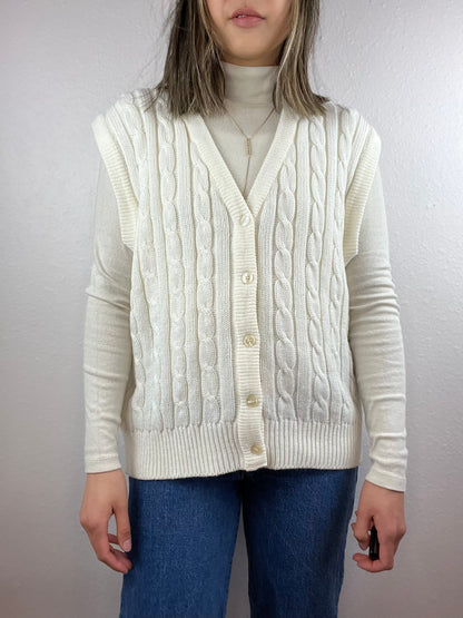 Carriage Court Button Up Sweater Vest