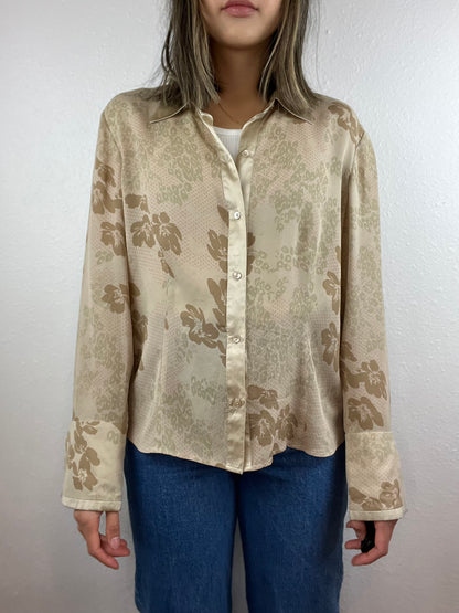 Jones Wear Silk Floral Blouse