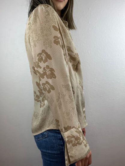 Jones Wear Silk Floral Blouse