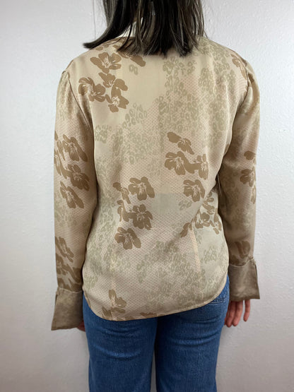 Jones Wear Silk Floral Blouse