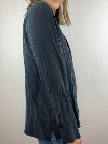 Everlane Silk Black Blouse