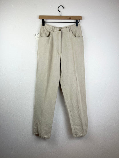 Linen High Rise Tapered Pants