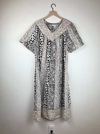 Vintage Patterned MuMu Dress