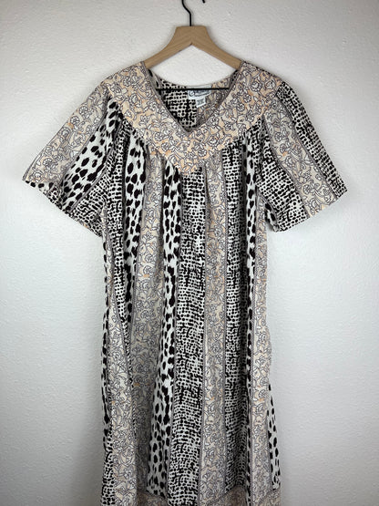 Vintage Patterned MuMu Dress