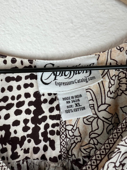 Vintage Patterned MuMu Dress