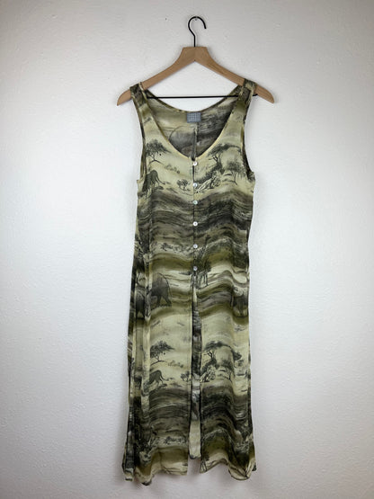 Safari Button Up Duster Top