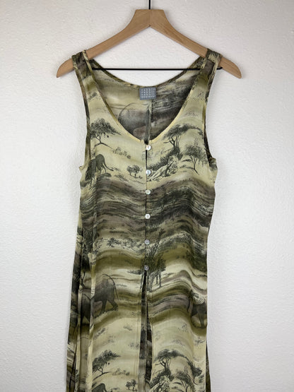 Safari Button Up Duster Top