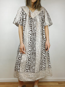 Vintage Patterned MuMu Dress