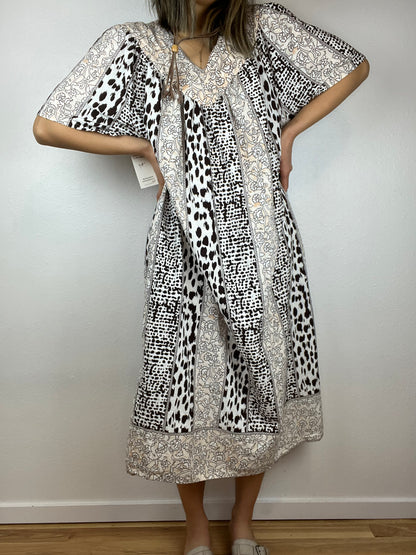 Vintage Patterned MuMu Dress