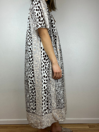 Vintage Patterned MuMu Dress