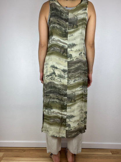 Safari Button Up Duster Top