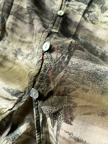 Safari Button Up Duster Top