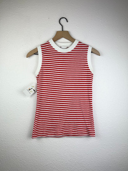 Vintage Ribbed Striped Top