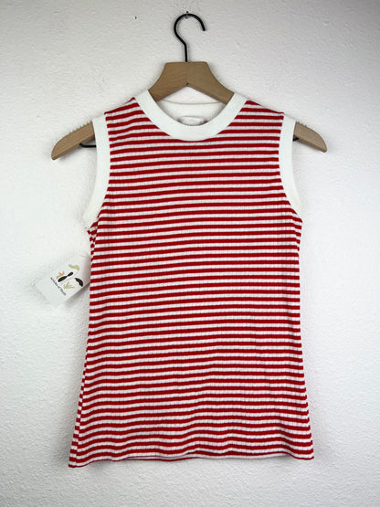 Vintage Ribbed Striped Top