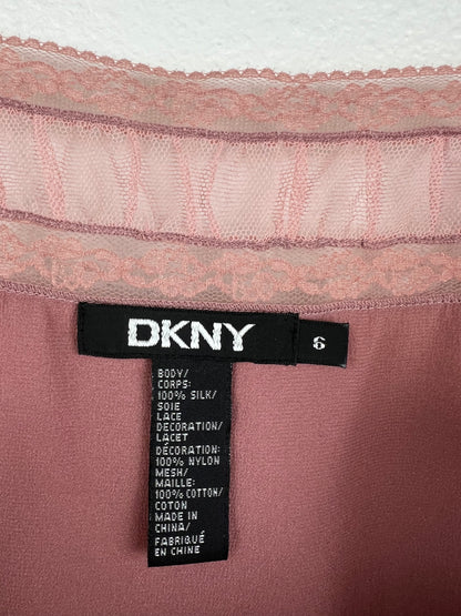 DKNY Silky Pink Top