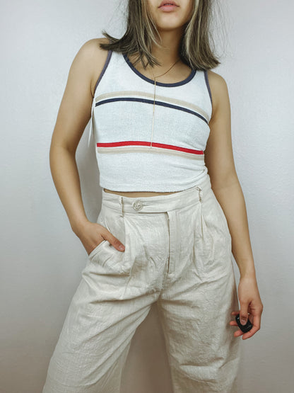 Cropped Towel Tank