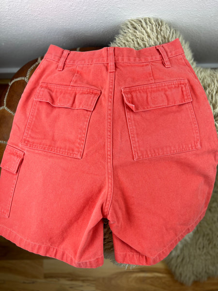 Cherokee Pink High Rise Cargo Shorts