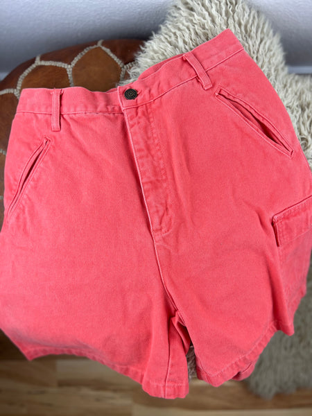 Cherokee Pink High Rise Cargo Shorts