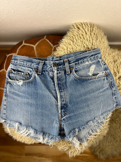 Levis Button Fly Cutoff Shorts