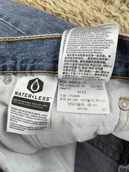 Levis 505s Light Wash Bermuda Shorts