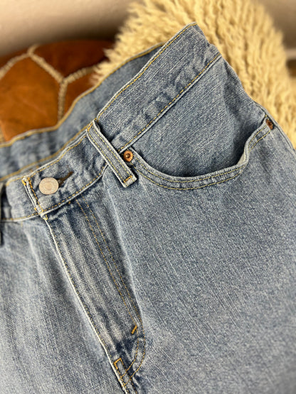 Levis 505s Light Wash Bermuda Shorts