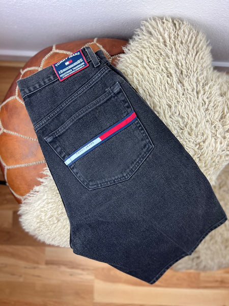 Tommy Jeans Black Bermuda Shorts