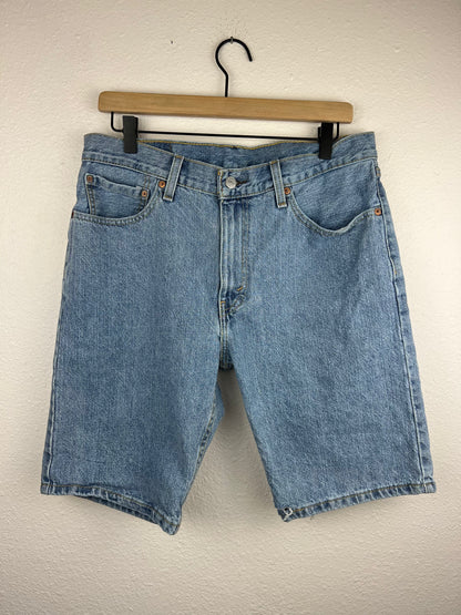 Levis 505s Light Wash Bermuda Shorts