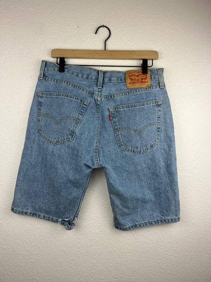 Levis 505s Light Wash Bermuda Shorts