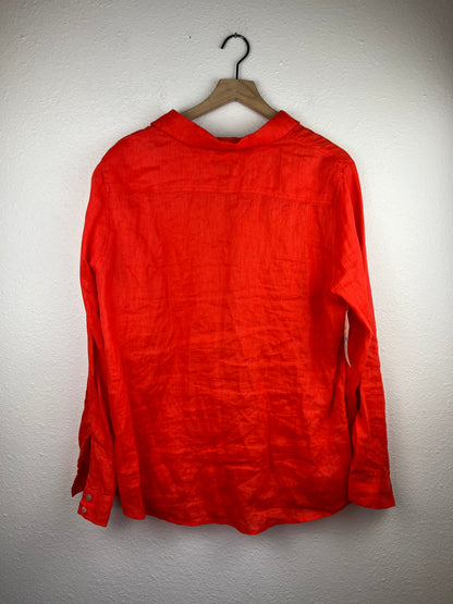 Linen Bright Button Up Top