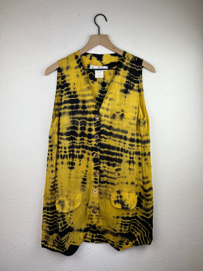 Shirobi Sleeveless Button Up Top