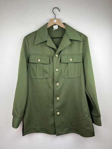 Jantzen 100 Army Green Chore Top Jacket