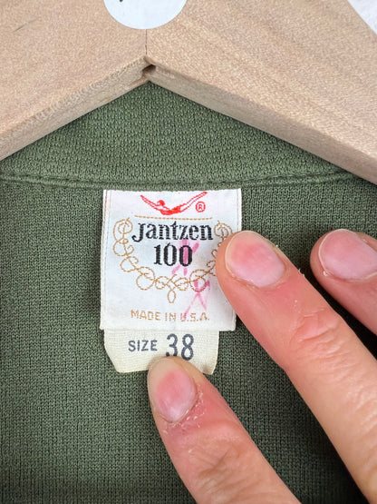 Jantzen 100 Army Green Chore Top Jacket