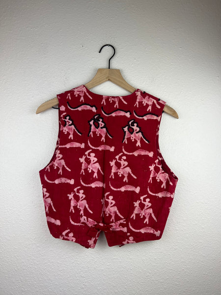 Handmade Dyed Printed Vest