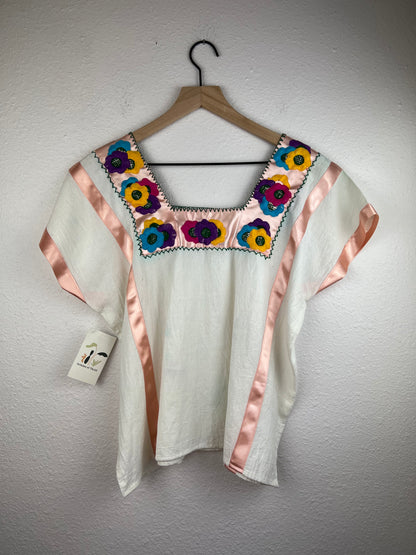 Handmade Cotton Embroidered Blouse