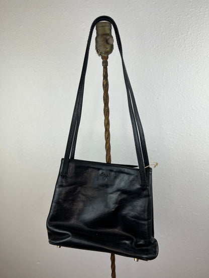 Black Leather Shoulder Bag