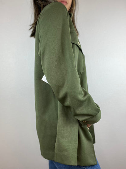 Jantzen 100 Army Green Chore Top Jacket