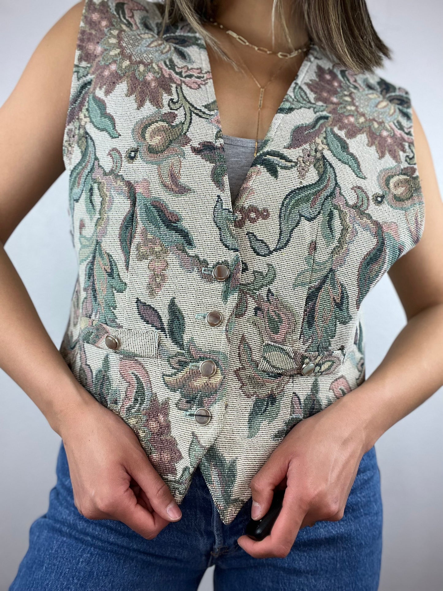 Vintage Rug Tapestry Vest