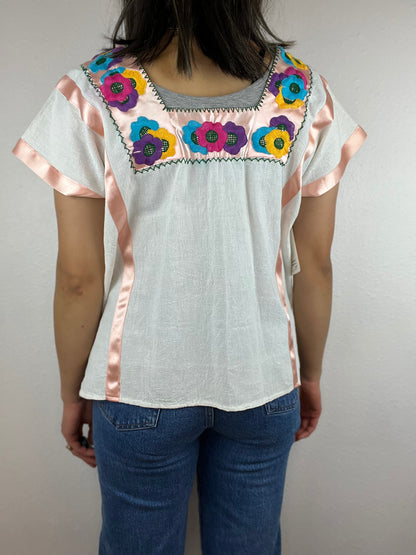 Handmade Cotton Embroidered Blouse