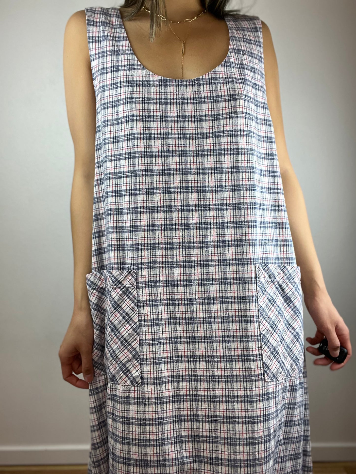 Mishi Plaid Chore Dress