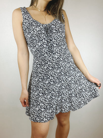 90s Floral Mini Dress