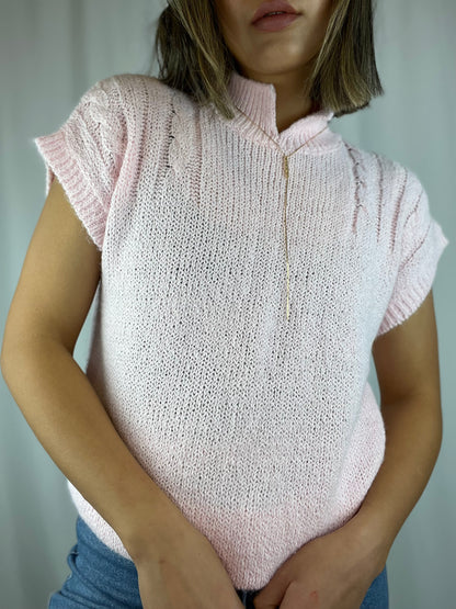 SALE Short Sleeve Sweater Top