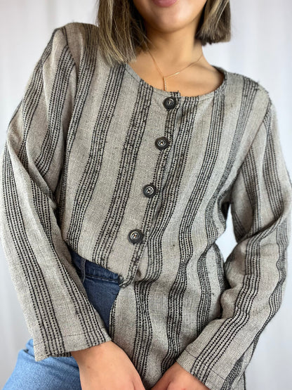 Coldwater Creek Button Up Long Sleeve Top
