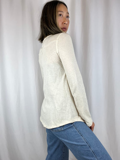 Free People Button Up Long Sleeve Top