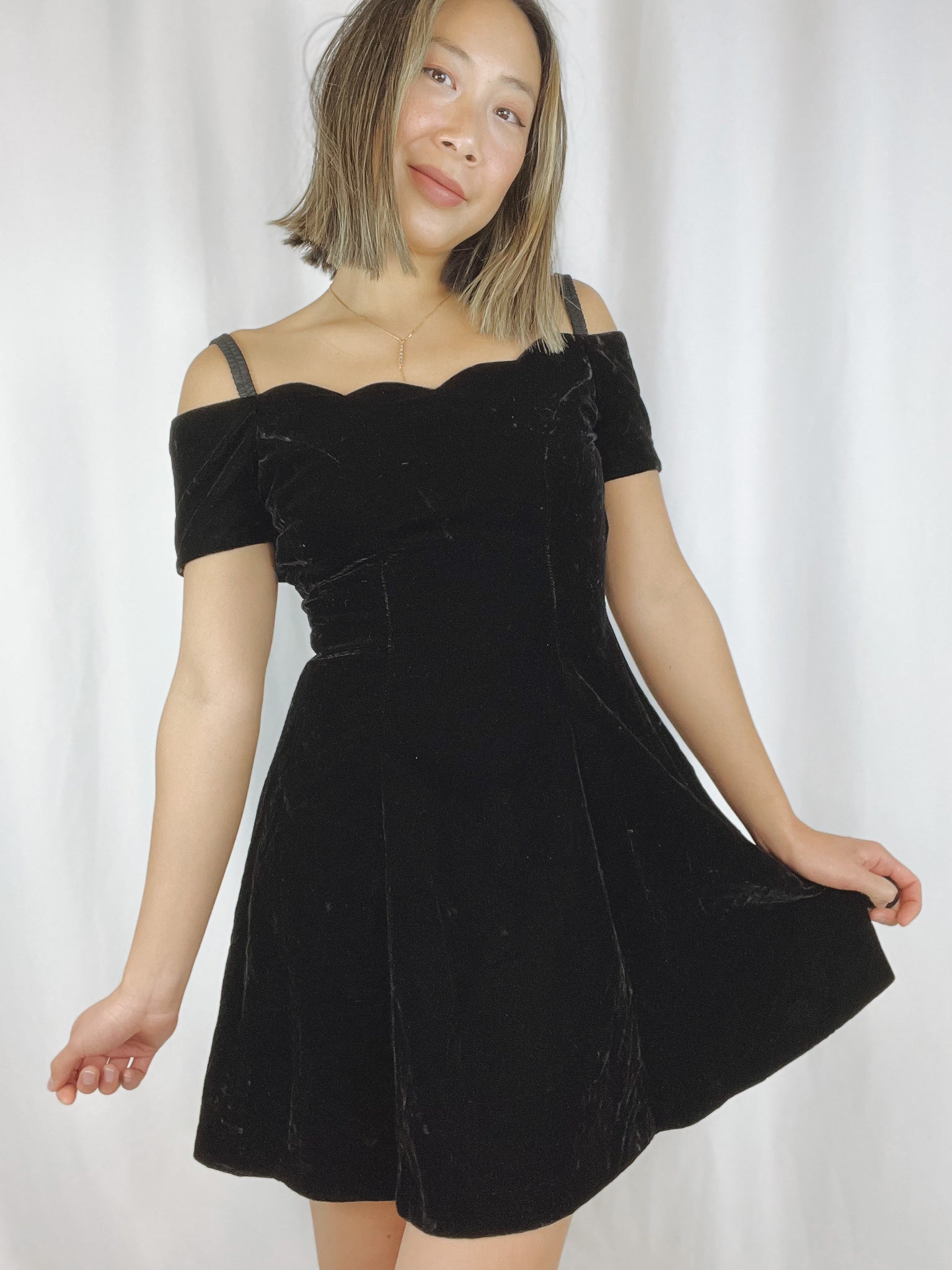 SALE Velvet Mini Dress