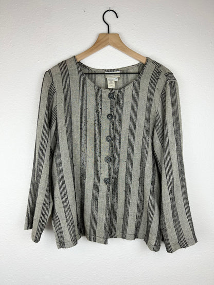 Coldwater Creek Button Up Long Sleeve Top