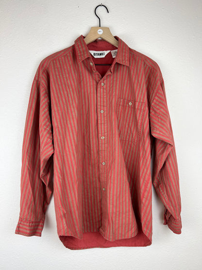 Striped Long Sleeve Button Up