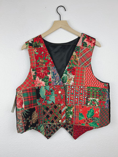 Handmade Patchwork Holiday Vest